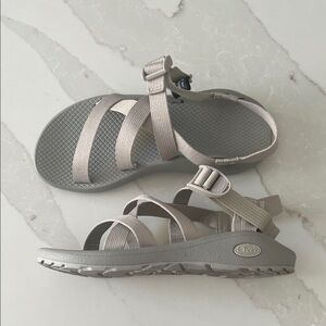 Chaco Light Gray Adjustable Strap Sport Sandals